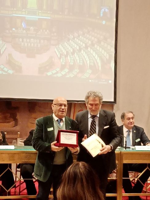Lo scrittore marsalese Giovanni Teresi premiato a Roma presso la Sede della Presidenza del Senato della Repubblica