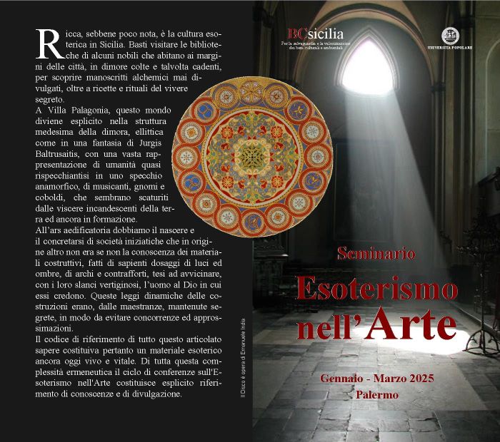 Seminario sul tema "Esoterismo nell’Arte". 