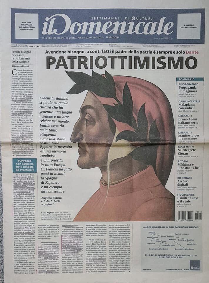 Il padre della patria è sempre e solo Dante – di Domenico Bonvegna