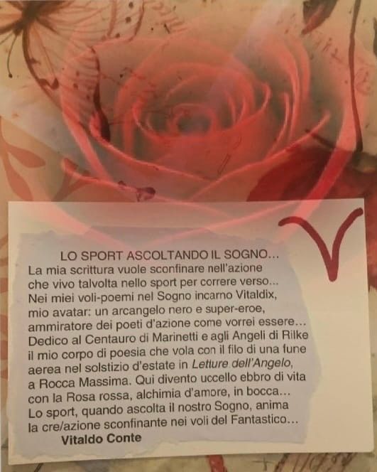 Sport come Volo: Sogno nel TransFuturismo Fantastico (Vitaldix) – di Vitaldo Conte 