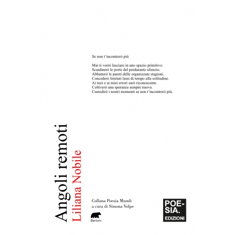Prefazione di i Roberto Russano alla silloge poetica “Angoli remoti” di Liliana Nobile (Bertoni Editore 2025)